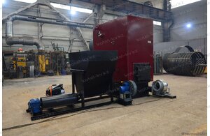 Шнековый котел на опилках автоматический